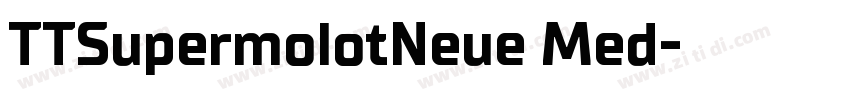 TTSupermolotNeue Med字体转换
